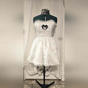High low Dolls Kill Wedding dress